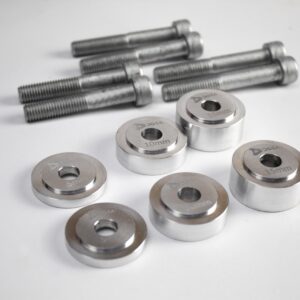 Aumentos de Guiador DOCA – KTM / Husqvarna 2024–2026 (Kit com 3 Medidas) compatível com mesas maquinadas